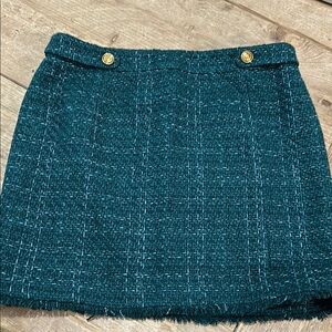 Teal boot Skirt for Work